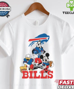 Mickey, Pluto, Donald Buffalo Bills Unisex T Shirt