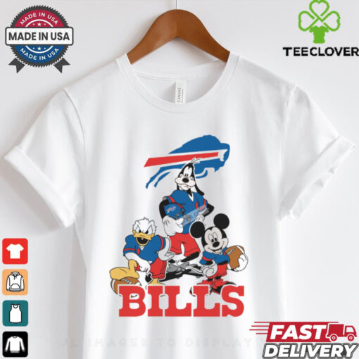 Mickey, Pluto, Donald Buffalo Bills Unisex T Shirt