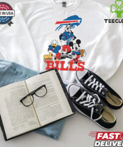 Mickey, Pluto, Donald Buffalo Bills Unisex T Shirt