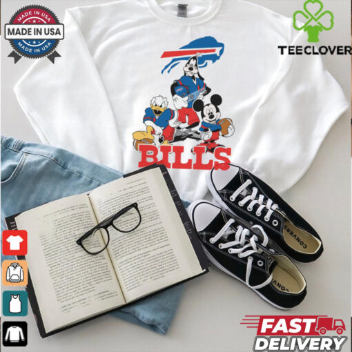 Mickey, Pluto, Donald Buffalo Bills Unisex T Shirt
