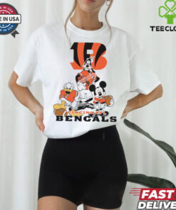 Mickey, Pluto, Donald Cincinnati Bengals Unisex T Shirt