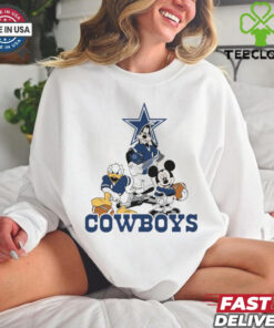 Mickey, Pluto, Donald Dallas Cowboys Unisex T Shirt