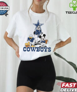 Mickey, Pluto, Donald Dallas Cowboys Unisex T Shirt