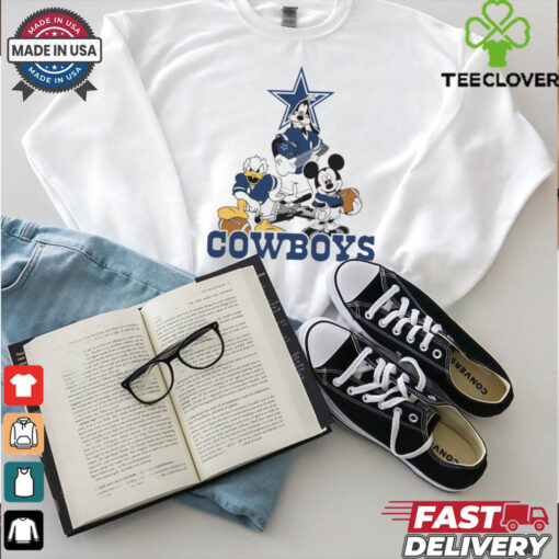 Mickey, Pluto, Donald Dallas Cowboys Unisex T Shirt
