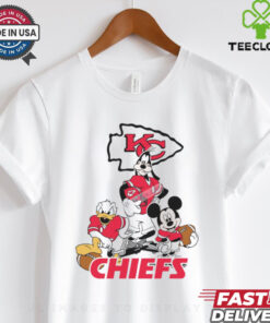 Mickey, Pluto, Donald Kansas City Chiefs Unisex T Shirt
