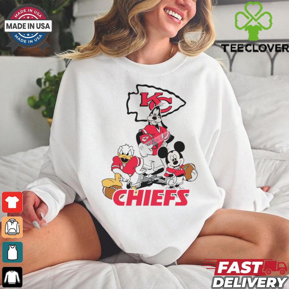 Mickey, Pluto, Donald Kansas City Chiefs Unisex T Shirt Mickey, Pluto, Donald Kansas City Chiefs Unisex T Shirt