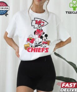 Mickey, Pluto, Donald Kansas City Chiefs Unisex T Shirt