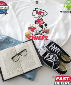 Mickey, Pluto, Donald Kansas City Chiefs Unisex T Shirt