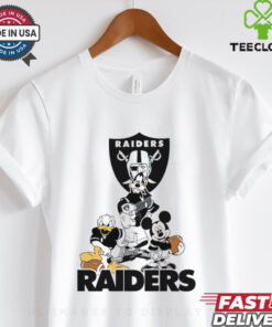 Mickey, Pluto, Donald Las Vegas Raiders Unisex T Shirt