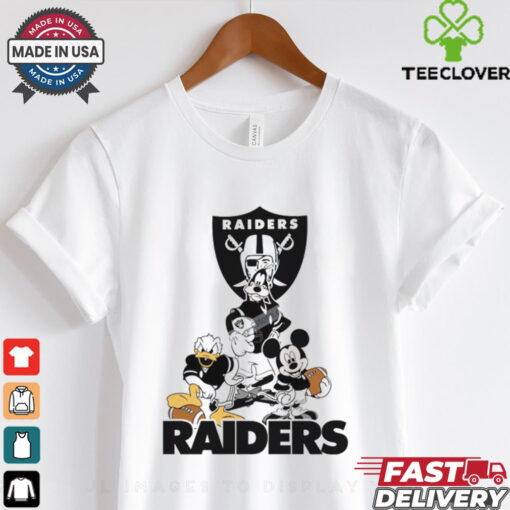 Mickey, Pluto, Donald Las Vegas Raiders Unisex T Shirt