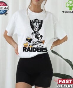 Mickey, Pluto, Donald Las Vegas Raiders Unisex T Shirt