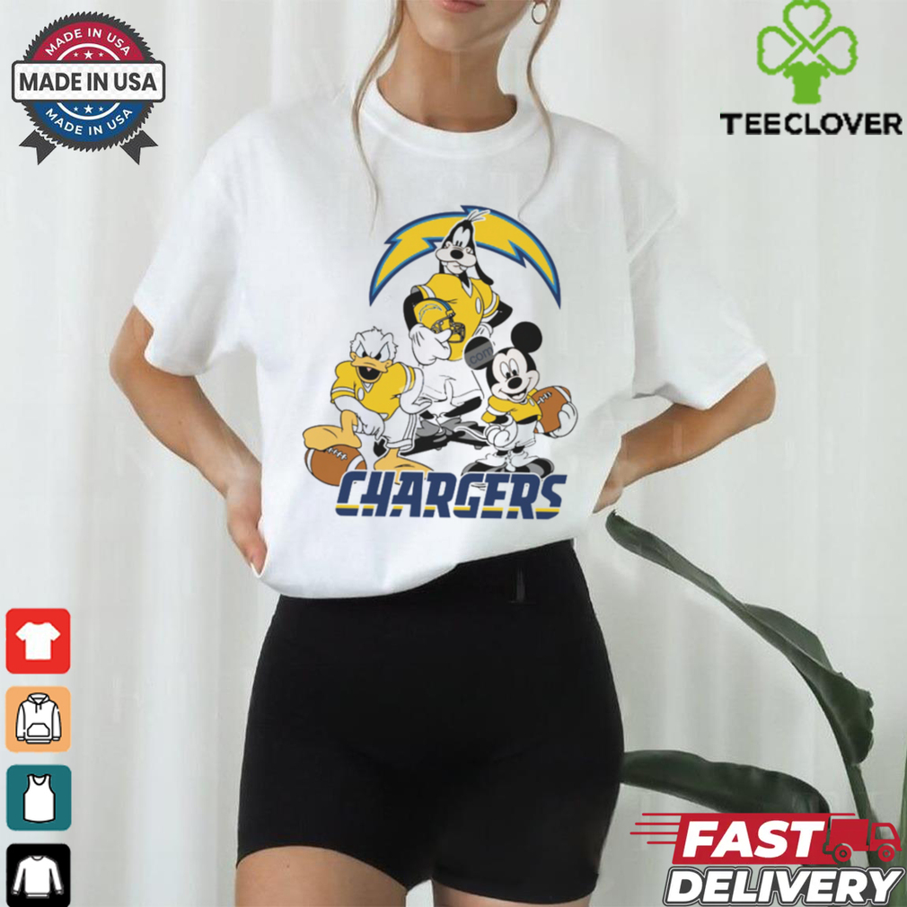 Mickey, Pluto, Donald Los Angeles Chargers Unisex T Shirt Mickey, Pluto, Donald Los Angeles Chargers Unisex T Shirt