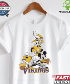 Mickey, Pluto, Donald Minnesota Vikings Unisex T Shirt