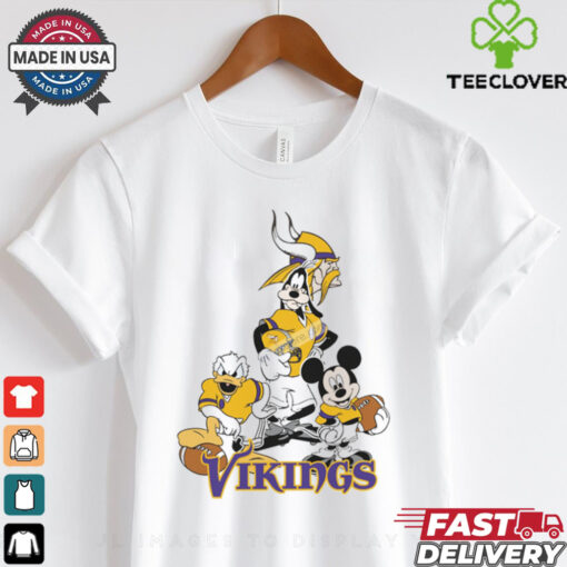Mickey, Pluto, Donald Minnesota Vikings Unisex T Shirt