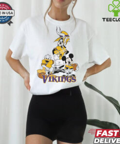 Mickey, Pluto, Donald Minnesota Vikings Unisex T Shirt