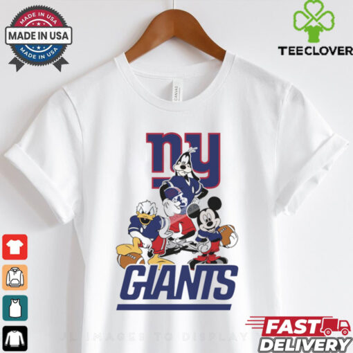 Mickey, Pluto, Donald New York Giants Unisex T Shirt