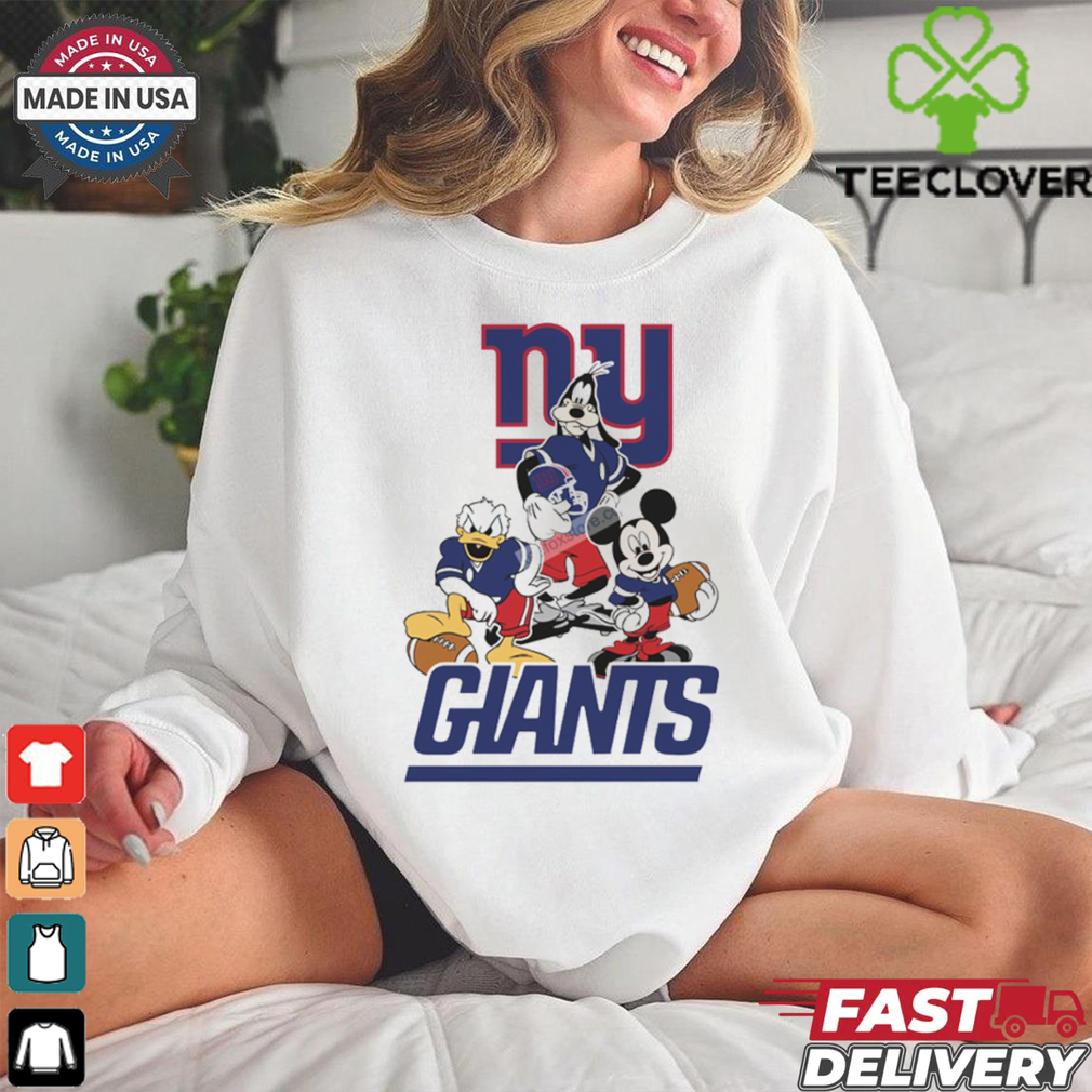 Mickey, Pluto, Donald New York Giants Unisex T Shirt Mickey, Pluto, Donald New York Giants Unisex T Shirt