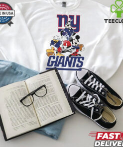 Mickey, Pluto, Donald New York Giants Unisex T Shirt