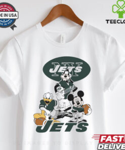 Mickey, Pluto, Donald New York Jets Unisex T Shirt