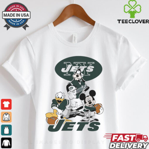Mickey, Pluto, Donald New York Jets Unisex T Shirt
