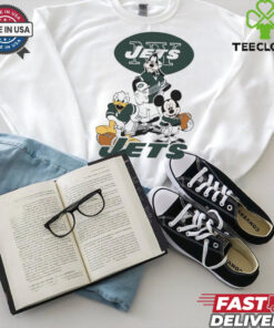 Mickey, Pluto, Donald New York Jets Unisex T Shirt