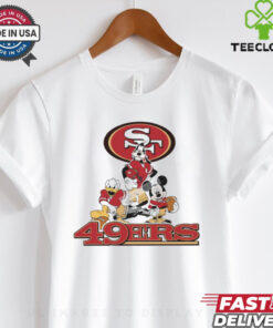 Mickey, Pluto, Donald San Francisco 49ers Unisex T Shirt