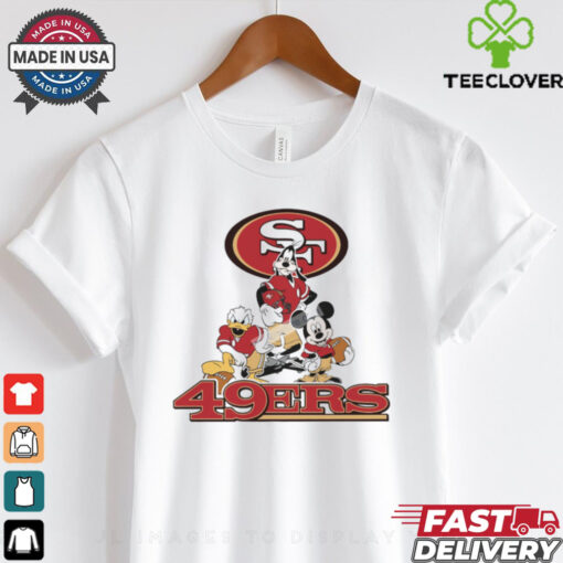 Mickey, Pluto, Donald San Francisco 49ers Unisex T Shirt
