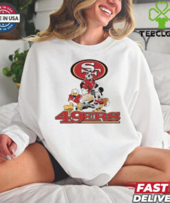 Mickey, Pluto, Donald San Francisco 49ers Unisex T Shirt