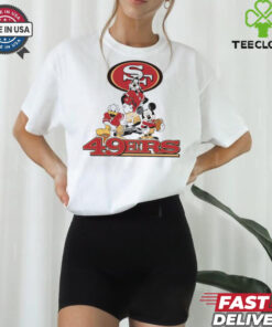 Mickey, Pluto, Donald San Francisco 49ers Unisex T Shirt