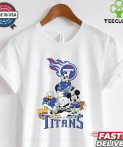 Mickey, Pluto, Donald Tennessee Titans Unisex T Shirt
