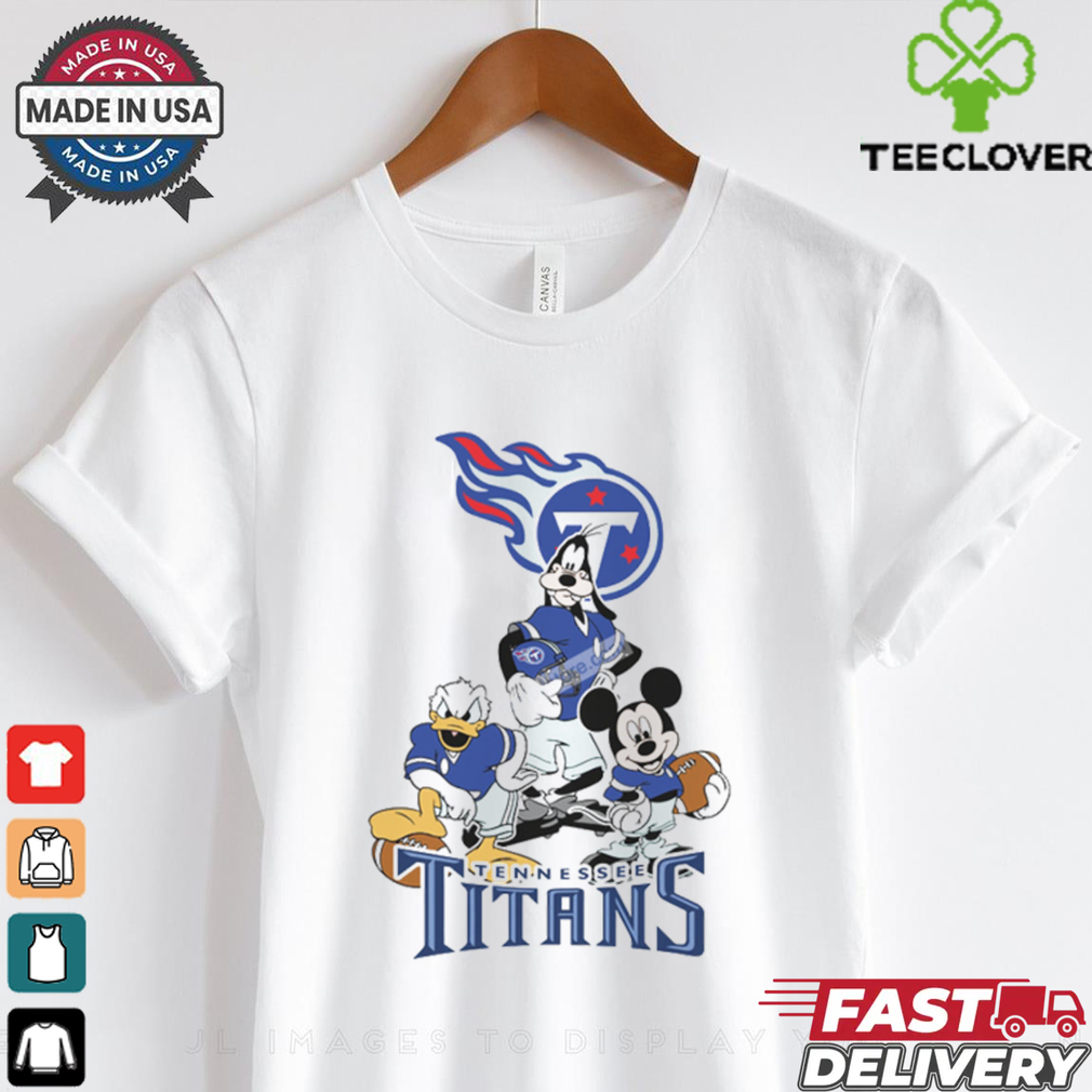 Mickey, Pluto, Donald Tennessee Titans Unisex T Shirt Mickey, Pluto, Donald Tennessee Titans Unisex T Shirt