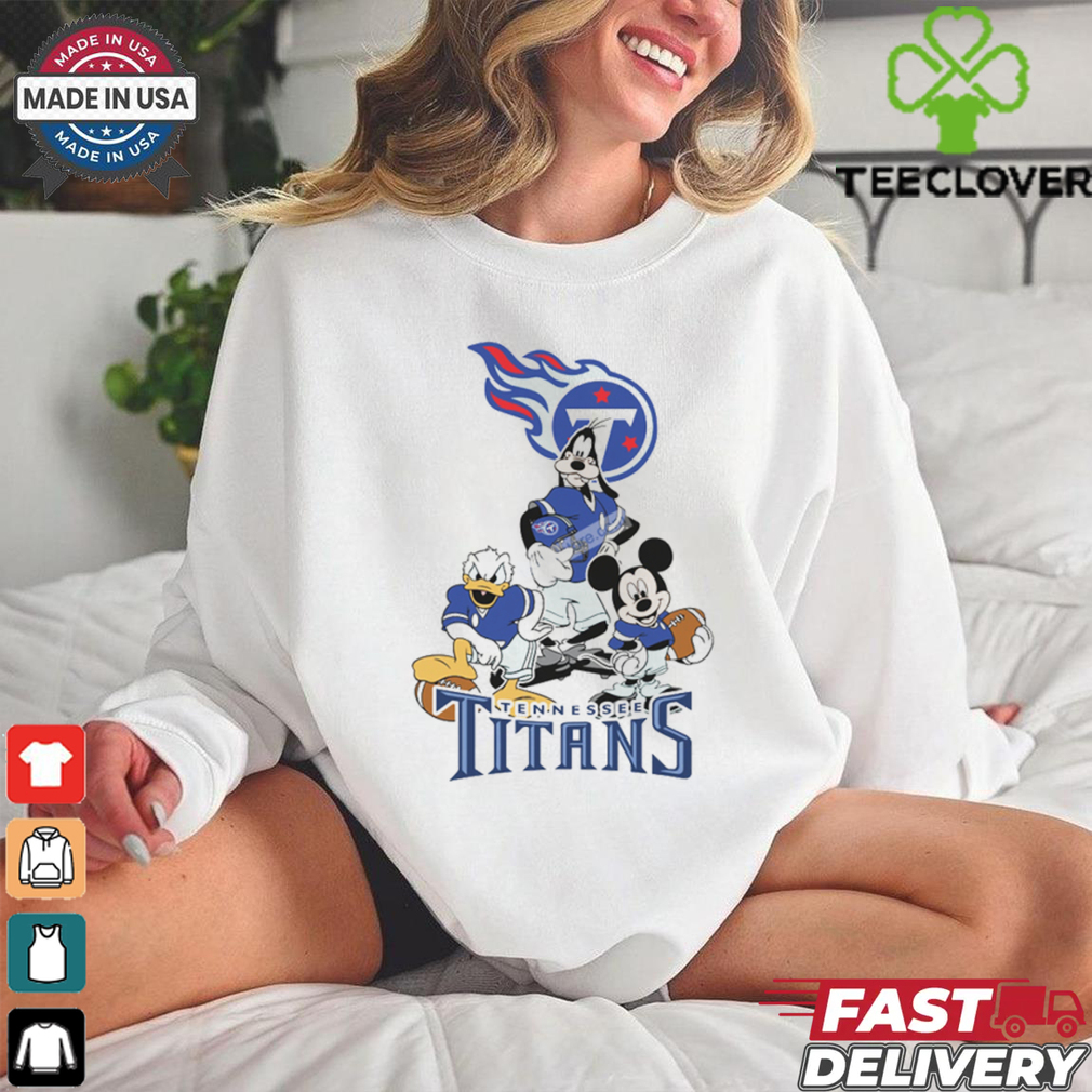 Mickey, Pluto, Donald Tennessee Titans Unisex T Shirt Mickey, Pluto, Donald Tennessee Titans Unisex T Shirt