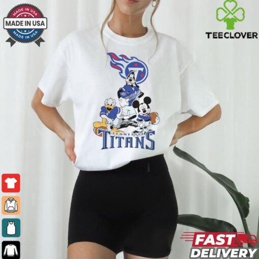 Mickey, Pluto, Donald Tennessee Titans Unisex T Shirt