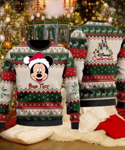 Mickey Santa Personalized Disney Cartoon Lover Christmas Gift Ugly Christmas Sweater