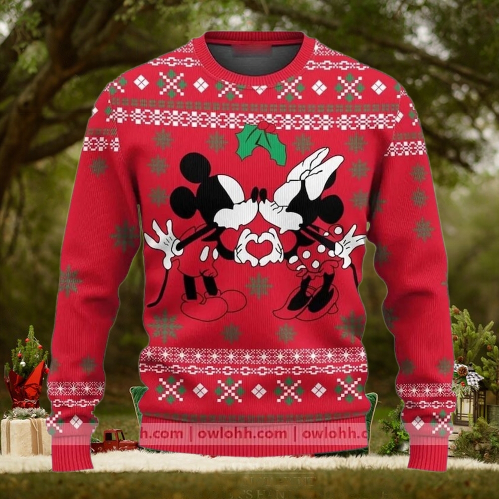 Mickey and Minnie Ugly Christmas Sweater, Disney Holiday Sweatshirt, Magic Kingdom Xmas Shirt, Minnie and Mickey Mouse Holiday Gift Mickey and Minnie Ugly Christmas Sweater, Disney Holiday Sweatshirt, Magic Kingdom Xmas Shirt, Minnie and Mickey Mouse Holiday Gift
