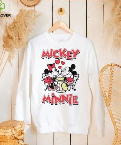 Mickey and Minnie happy Valentine’s day heart shirt