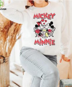 Mickey and Minnie happy Valentine’s day heart hoodie, sweater, longsleeve, shirt v-neck, t-shirt