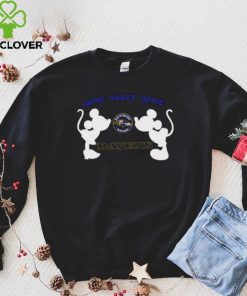 Mickey and Minnie home sweet home Baltimore Ravens shirt