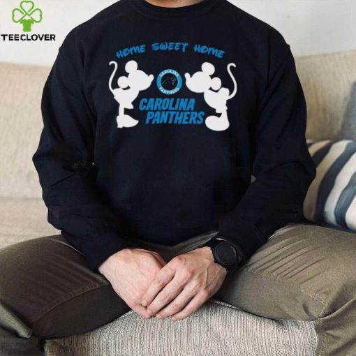 Mickey and Minnie home sweet home Carolina Panthers hoodie, sweater, longsleeve, shirt v-neck, t-shirt