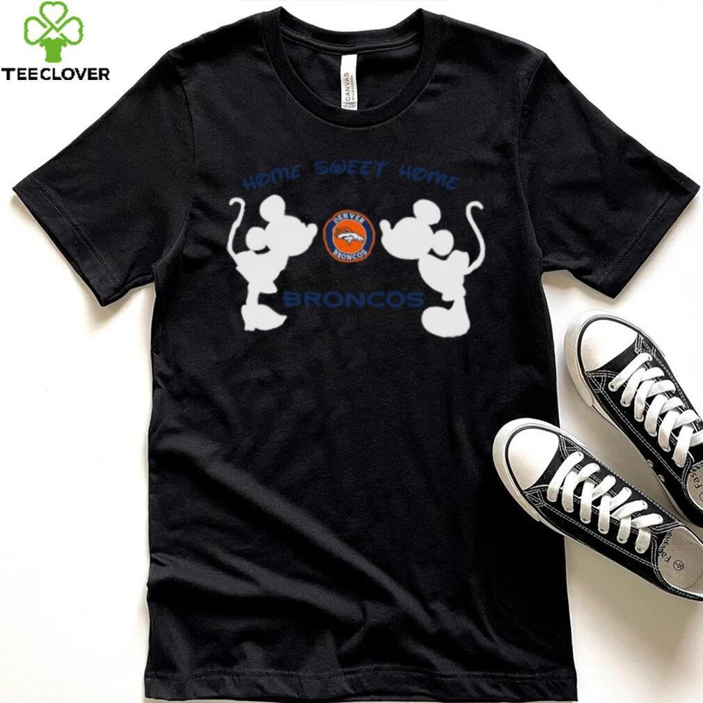 Mickey and Minnie home sweet home Denver Broncos shirt Mickey and Minnie home sweet home Denver Broncos shirt