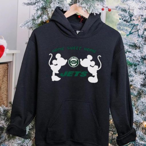 Mickey and Minnie home sweet home New York Jets hoodie, sweater, longsleeve, shirt v-neck, t-shirt