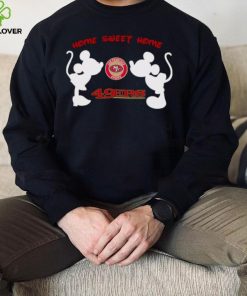 Mickey and Minnie home sweet home San Francisco 49ers hoodie, sweater, longsleeve, shirt v-neck, t-shirt
