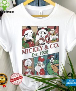 Mickey and co est 1928 disney mickey and friends walt disneyworld Christmas shirt