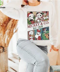 Mickey and co est 1928 disney mickey and friends walt disneyworld Christmas hoodie, sweater, longsleeve, shirt v-neck, t-shirt