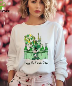 Mickey castle Disney Happy St. Patrick’s Day shirt