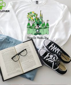 Mickey castle Disney Happy St. Patrick’s Day shirt