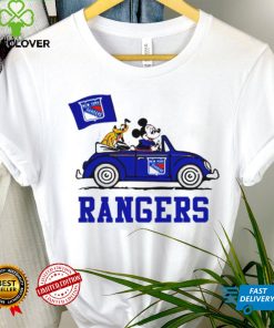 Mickey driving car New York Rangers hockey NHL hoodie, sweater, longsleeve, shirt v-neck, t-shirt