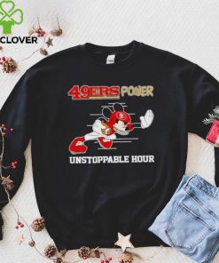 Mickey mouse 49ers power unstoppable hour shirt