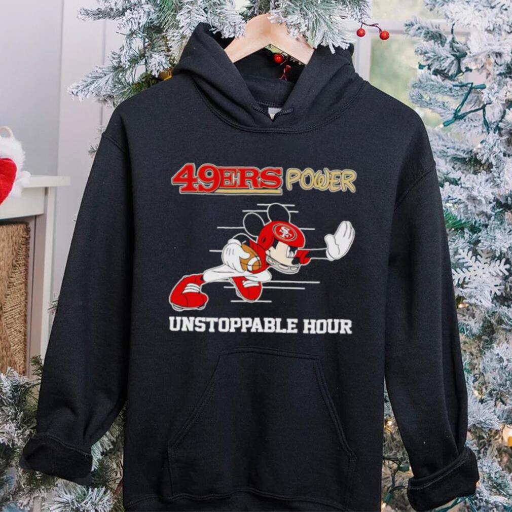 Mickey mouse 49ers power unstoppable hour shirt Mickey mouse 49ers power unstoppable hour shirt
