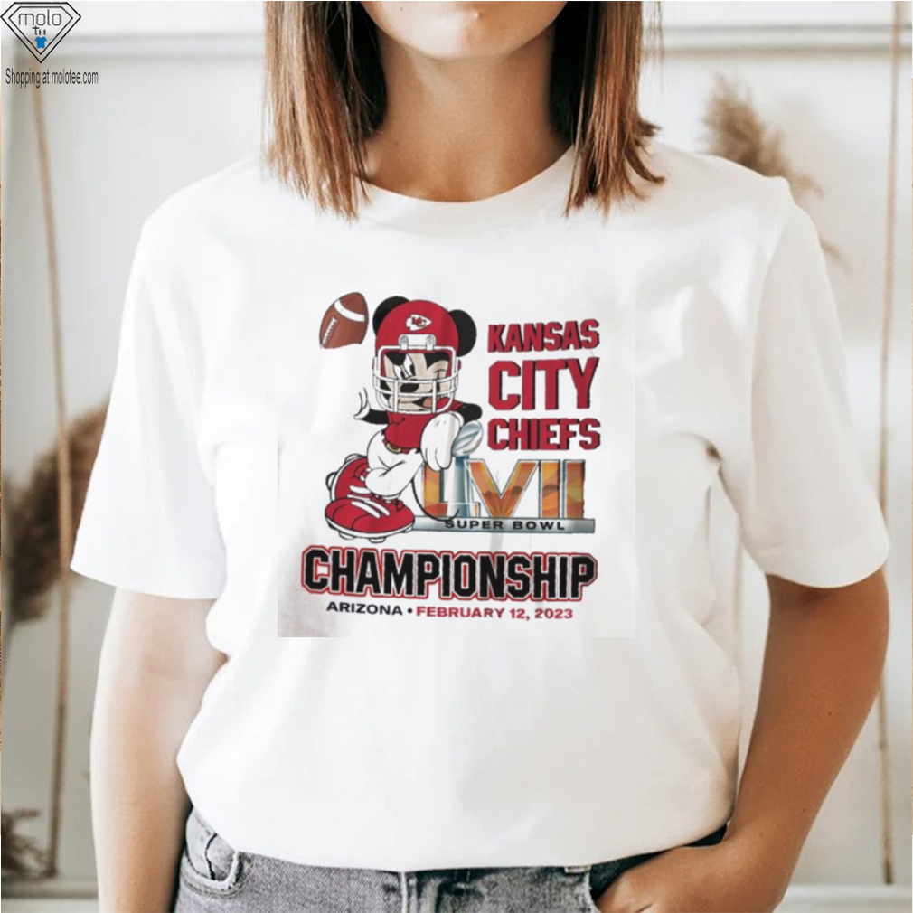 Mickey mouse Kansas city Chiefs super bowl championship Arizona february 12 2023 shirt Mickey mouse Kansas city Chiefs super bowl championship Arizona february 12 2023 shirt